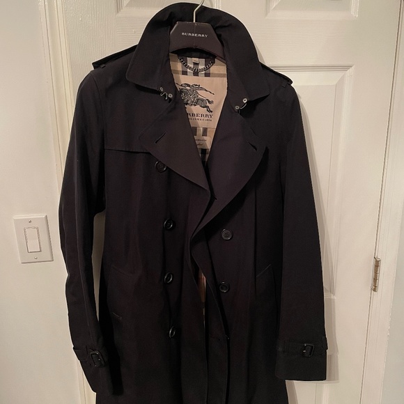 Burberry Heritage Trench Coat Men's Black sz UK 50 US 40